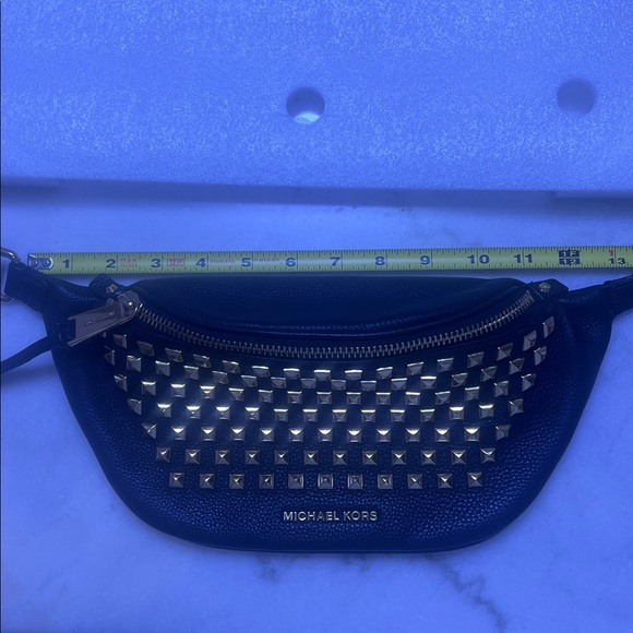 Michael Kors Black Belt Bag with Gold Accents - Picture 7 of 9